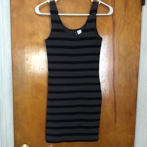 Striped Form fitting dress